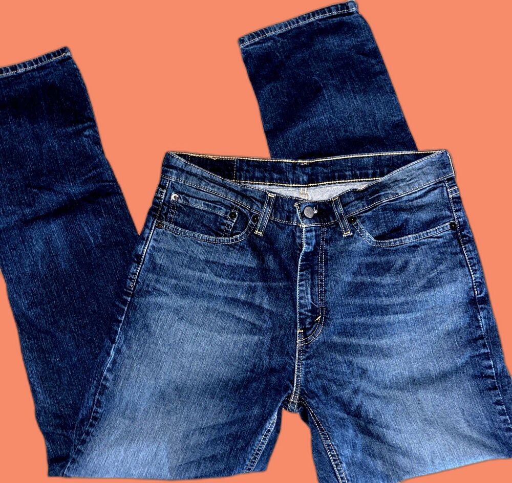 Levi's 541 Jeans Men's Size 34x34 Medium Wash Denim Stretch Athletic Taper Fit - Picture 2 of 7
